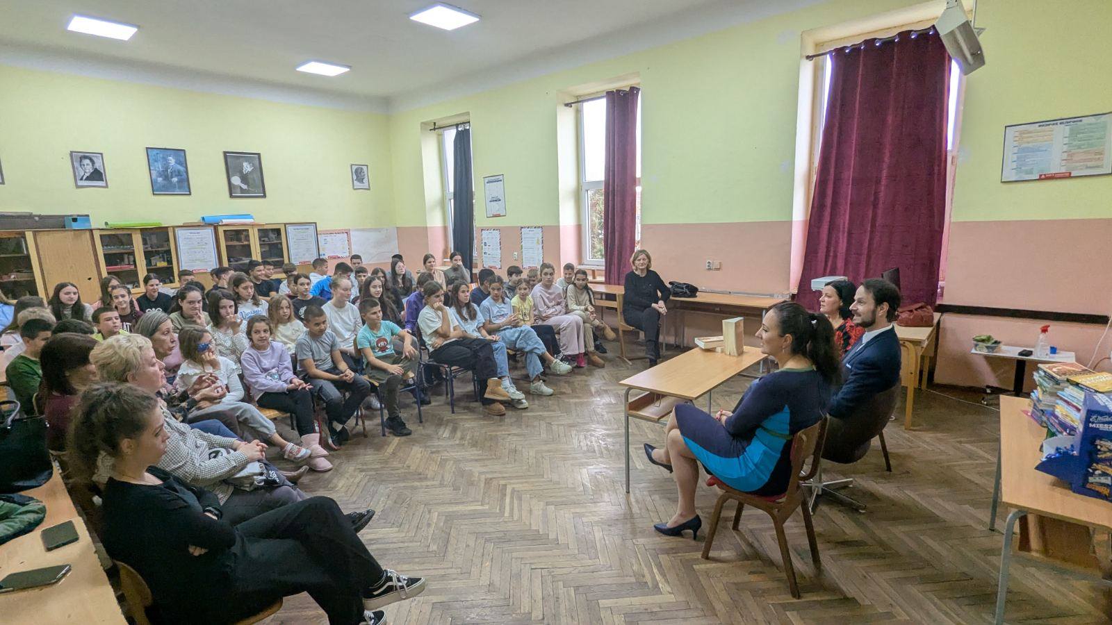 Wizyta w Szkole Podstawowej „Aleksa Šantić” w Sečnju